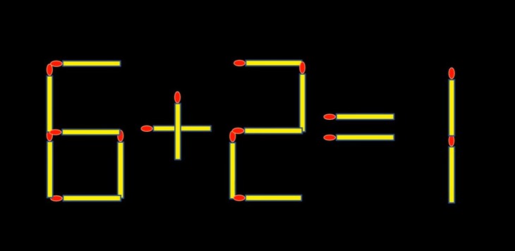 Thử tài IQ: Di chuyển một que diêm để 6+4=4 thành phép tính đúng - Ảnh 4.