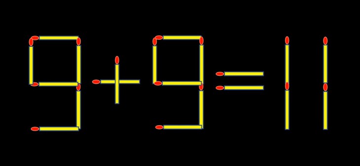 Thử tài IQ: Di chuyển một que diêm để 3+5=6 thành phép tính đúng - Ảnh 3.