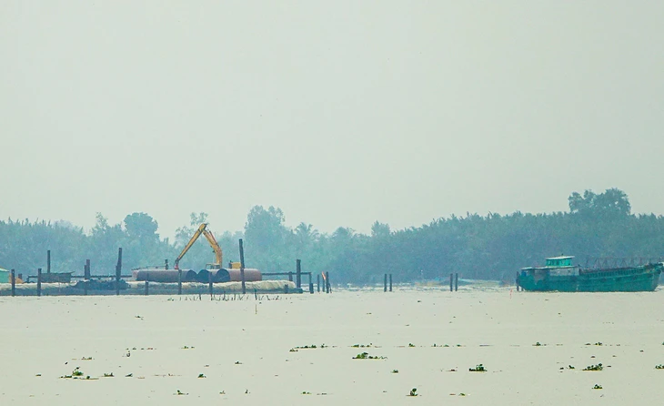 Cập nhật tiến độ cầu vượt biển An Biên Rạch Giá Sau khi chấm dứt hợp đồng nhà thầu - Ảnh 1.