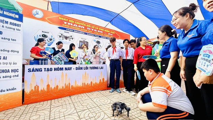 Bình Hưng ra mắt mô hình 'Ấp số - Chung cư số', dùng camera giám sát, xử lý vi phạm môi trường - Ảnh 2.