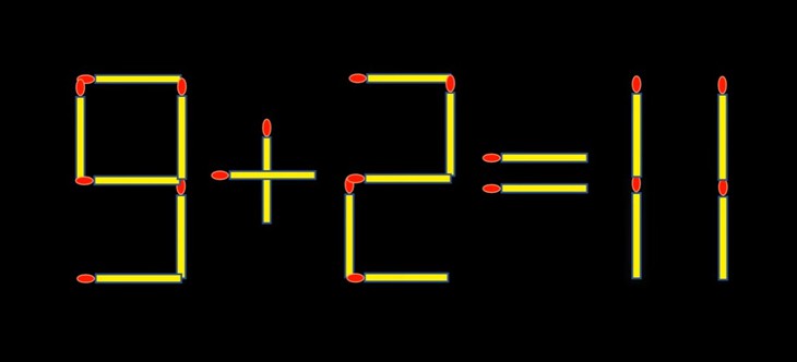 Thử tài IQ: Di chuyển một que diêm để 3+5=6 thành phép tính đúng - Ảnh 1.