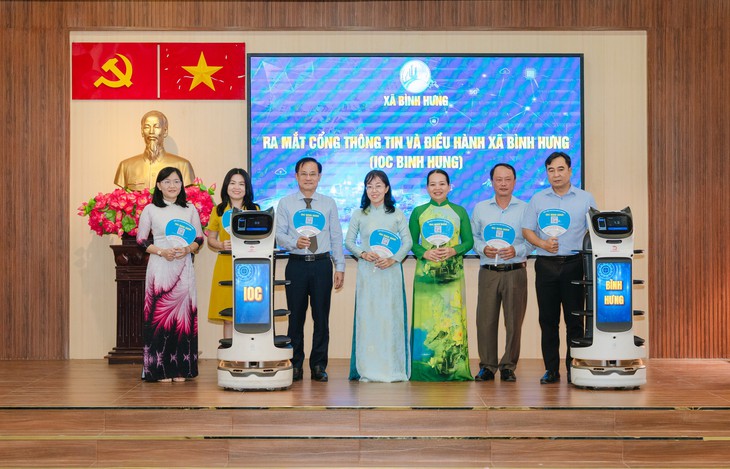 Bình Hưng ra mắt mô hình 'Ấp số - Chung cư số', dùng camera giám sát, xử lý vi phạm môi trường - Ảnh 1.
