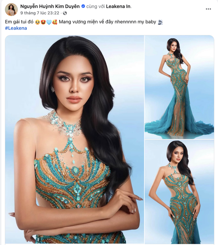Kim Duyên gây tranh cãi khi chúc người đẹp Campuchia giành vương miện Hoa hậu Thế giới - Ảnh 1.