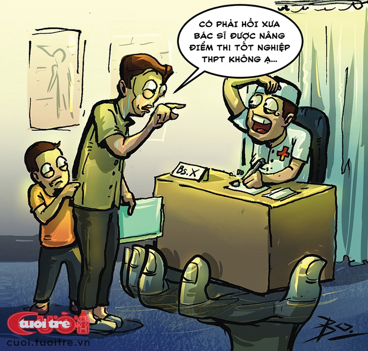 Có phải bác sĩ hồi xưa được nâng điểm thi tốt nghiệp không ạ - Ảnh 1.