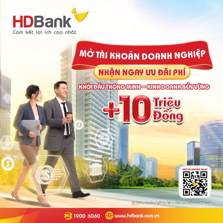 HDBank tung loạt ưu đãi lớn cho doanh nghiệp, lãi suất từ 7,2%/năm - Ảnh 1.