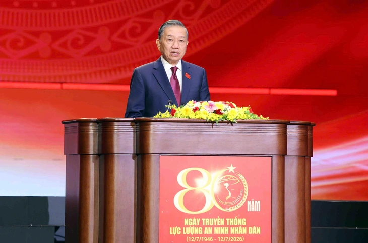 Tổng Bí thư, Chủ tịch nước: An ninh trong kỷ nguyên mới phải chủ động, tỉnh táo, tuyệt đối không mất cảnh giác - Ảnh 1.