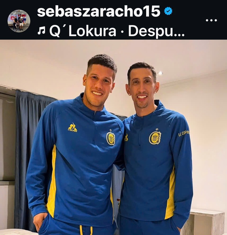 Cựu cầu thủ Sông Lam Nghệ An làm đồng đội Di Maria - Ảnh 1.