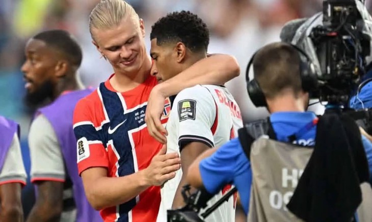 Tình bạn giữa Bellingham và Haaland bền đến đâu sau tứ kết World Cup? - Ảnh 1.