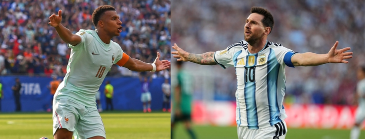 Messi - Mbappe: Cuộc đua ‘song mã’ nóng chẳng kém bán kết World Cup - Ảnh 1.