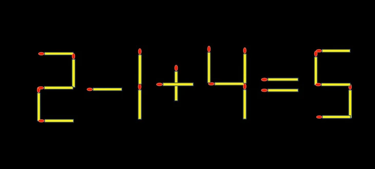 Thử tài IQ: Di chuyển một que diêm để 21+4=6 thành phép tính đúng - Ảnh 2.