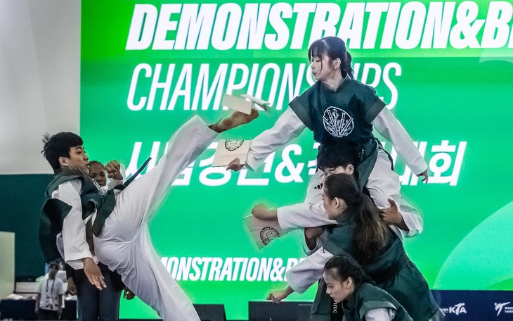 Châu Tuyết Vân cùng taekwondo Việt Nam săn vàng ở giải vô địch thế giới - Ảnh 4.
