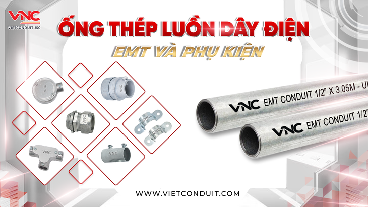 Ống thép luồn dây điện Vietconduit UL 797 giúp PCCC cho công trình - Ảnh 1.