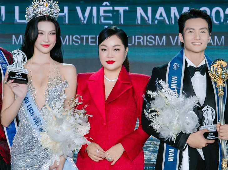 Bà chủ kim cương Ngọc Châu Âu là á hậu, hoạt động showbiz sôi nổi trước khi bị khởi tố - Ảnh 1.