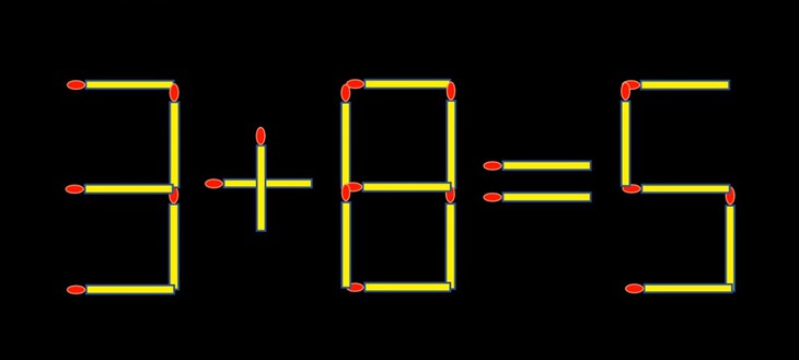 Thử tài IQ: Di chuyển một que diêm để 21+4=8 thành phép tính đúng - Ảnh 3.