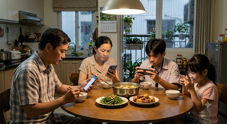 Đi làm lệch ca, làm ăn xa, bữa cơm gia đình thành xa xỉ - Ảnh 1.