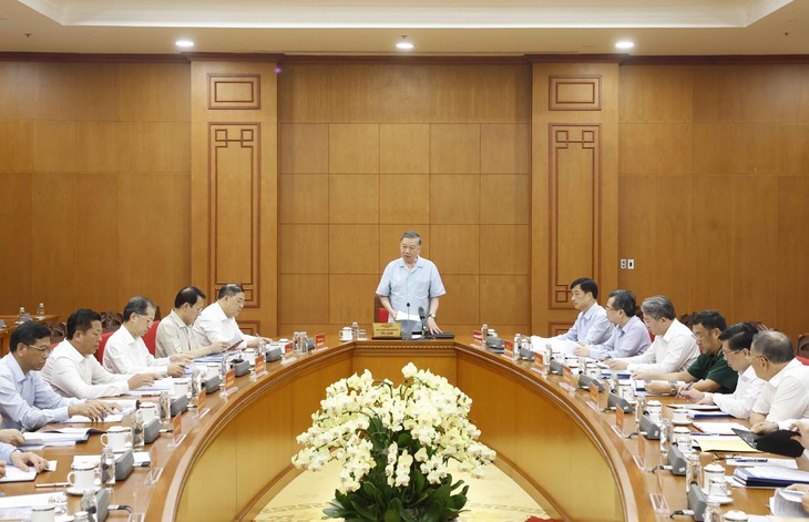 Tổng Bí thư, Chủ tịch nước làm việc với các cơ quan phát triển công nghiệp hàng hải - Ảnh 3.