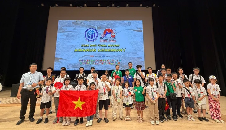 100% học sinh Việt Nam đoạt giải toán quốc tế WMI 2026 - Ảnh 1.