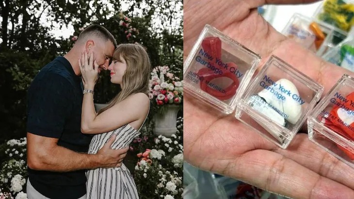 Rác ngoài đám cưới Taylor Swift cũng thành hàng hot - Ảnh 1.