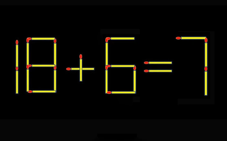 Thử tài IQ: Di chuyển một que diêm để 21+4=8 thành phép tính đúng - Ảnh 7.
