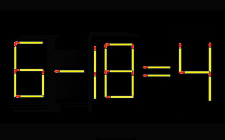 Thử tài IQ: Di chuyển một que diêm để 5+18=6 thành phép tính đúng - Ảnh 7.