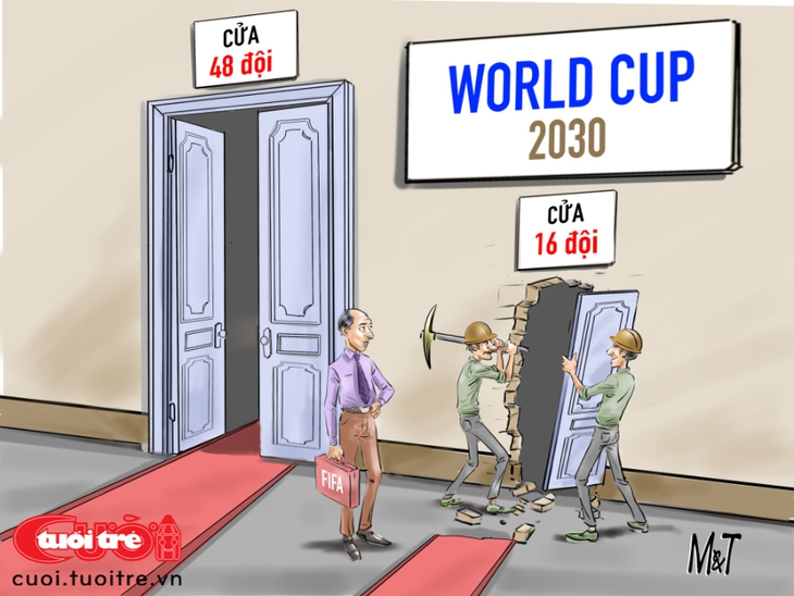 Cách cửa phụ cho World Cup 2030 - Ảnh 1.