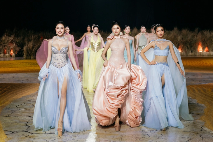 Vietnam Beauty Fashion Fest mang cả mùa gặt lên sàn diễn - Ảnh 4.