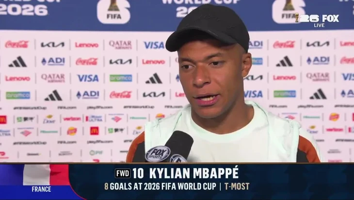 Mbappe văng tục khi xin lỗi trên sóng trực tiếp sau thất bại ở World Cup - Ảnh 1.