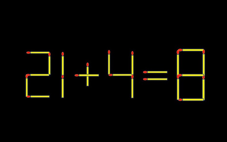 Thử tài IQ: Di chuyển một que diêm để 13+8=8 thành phép tính đúng - Ảnh 9.