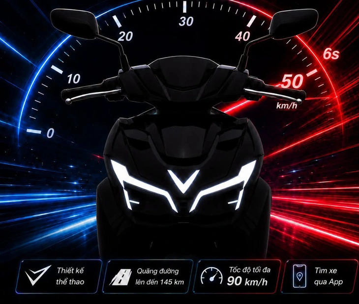 2 xe máy điện mới của VinFast lộ thêm thông số: Cốp lớn, đi 145km/sạc, kết nối smartphone - Ảnh 4.