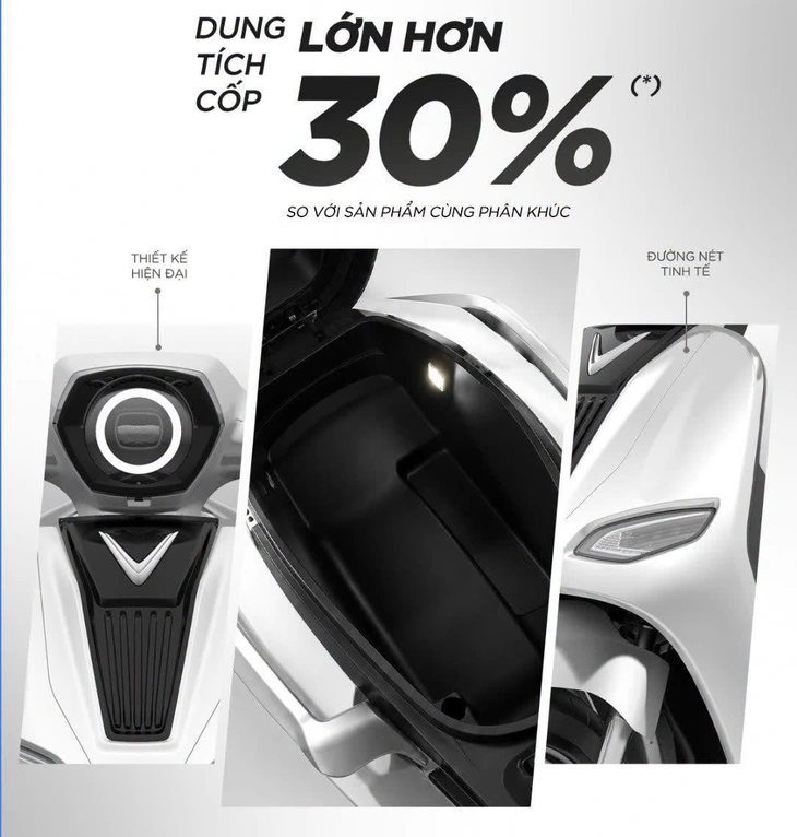 2 xe máy điện mới của VinFast lộ thêm thông số: Cốp lớn, đi 145km/sạc, kết nối smartphone - Ảnh 1.