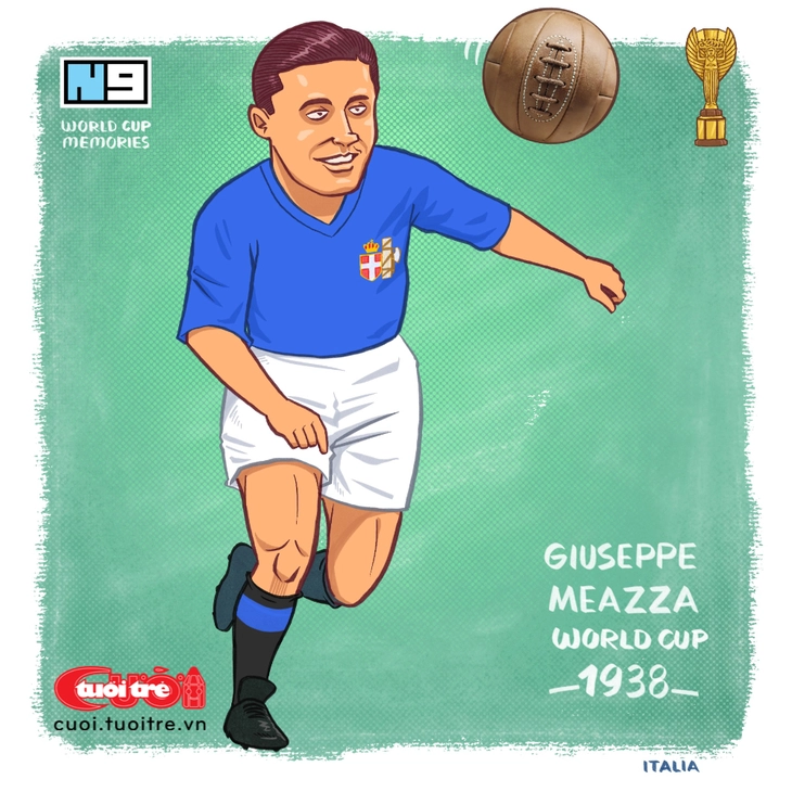 Tượng đài World Cup P.3: Giuseppe Meazza, sút quần vẫn sút phạt đền thành công - Ảnh 1.