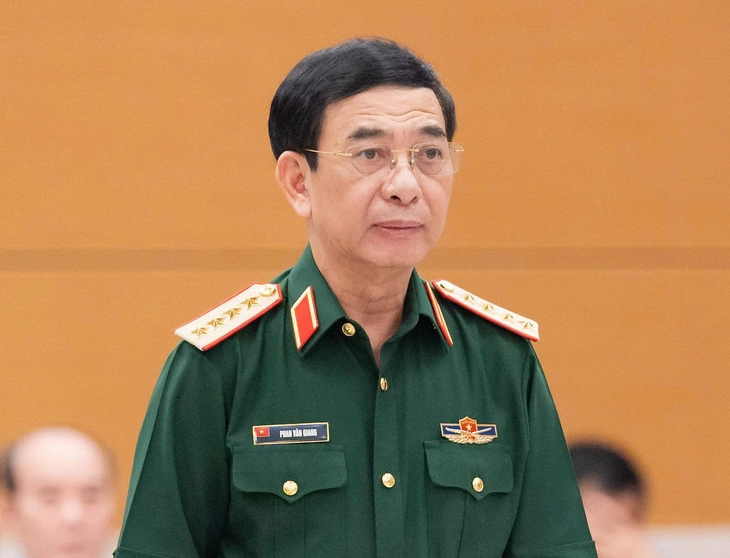 Đại tướng Phan Văn Giang trình dự Luật Phòng, chống phổ biến vũ khí hủy diệt hàng loạt - Ảnh 1.
