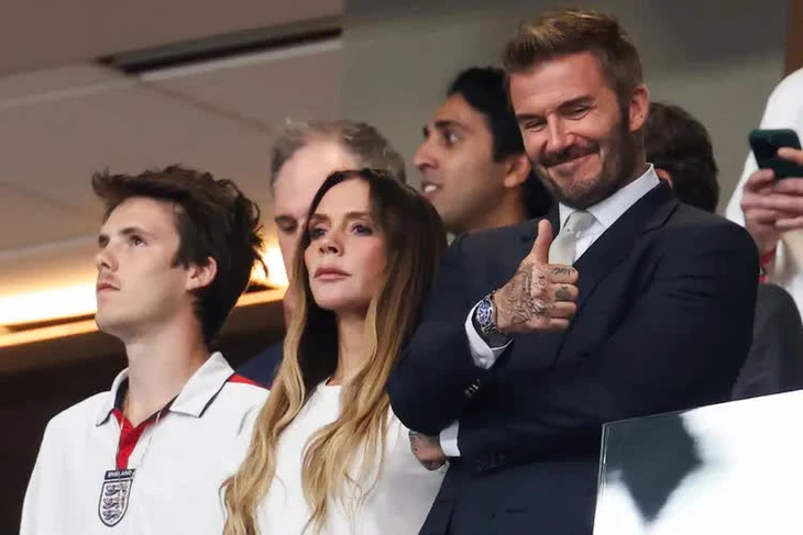 David Beckham thất thần sau thất bại của tuyển Anh tại World Cup - Ảnh 1.