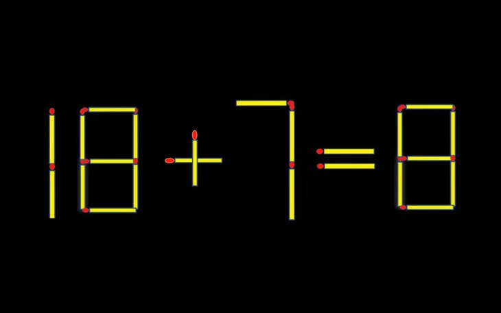 Thử tài IQ: Di chuyển một que diêm để 18+5=6 thành phép tính đúng - Ảnh 7.