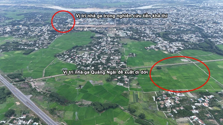 Vì sao Quảng Ngãi đề xuất dời ga đường sắt tốc độ cao về phía Nam 2km? - Ảnh 1.