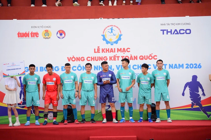 Khai mạc Vòng chung kết Giải bóng đá công nhân, viên chức Việt Nam 2026 - Ảnh 11.