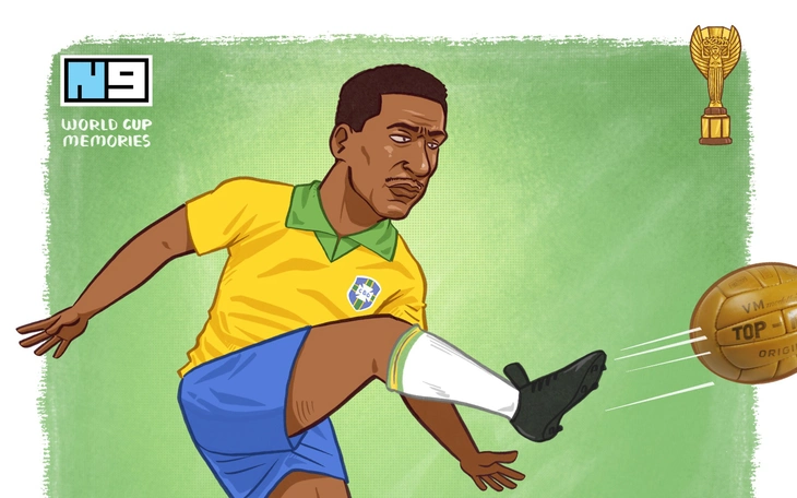 Tượng đài World Cup P.7: Garrincha gánh cả Brazil khi Pele vắng mặt - Ảnh 2.