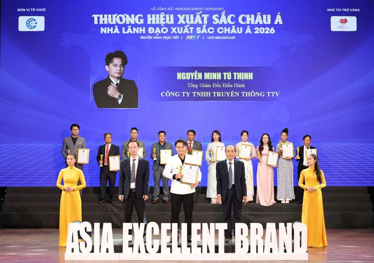 Công ty TNHH Truyền thông TTV nhận giải Thương hiệu xuất sắc Châu Á 2026 - Ảnh 1.
