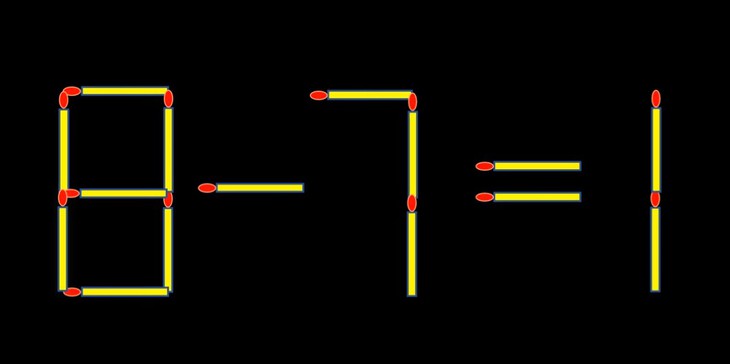 Thử tài IQ: Di chuyển một que diêm để 13+8=8 thành phép tính đúng - Ảnh 1.