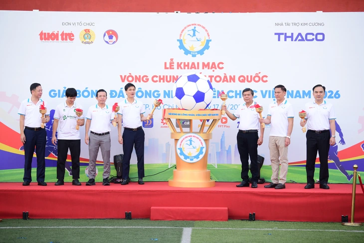 Khai mạc Vòng chung kết Giải bóng đá công nhân, viên chức Việt Nam 2026 - Ảnh 3.
