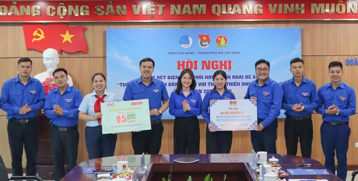 Thành Đoàn TP . HCM hỗ trợ phát triển năng lực cho 5 xã biên giới tỉnh Cao Bằng - Ảnh 3.