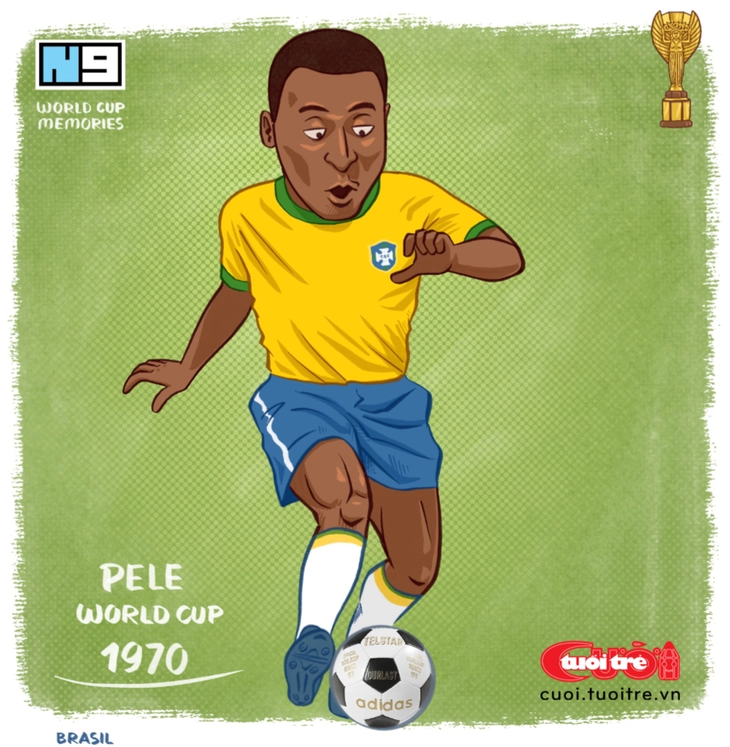 Tượng đài World Cup P.9: Pelé, nhà vua giúp Brazil sở hữu vĩnh viễn cúp vàng - Ảnh 1.