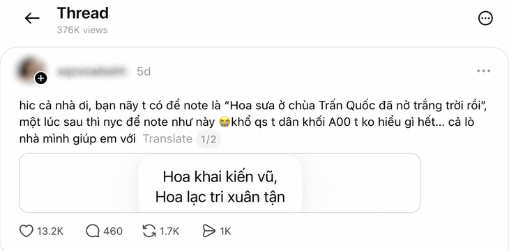 'Hoa sưa chùa Trấn Quốc nở trắng trời rồi' là gì mà thành mật mã tình yêu? - Ảnh 1.