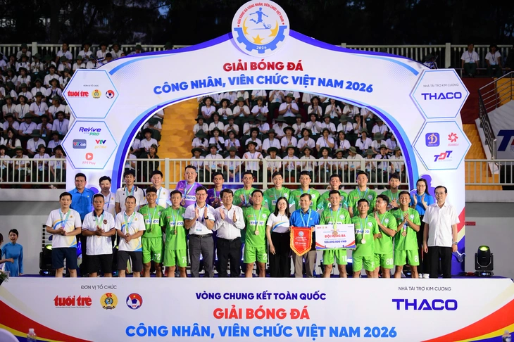 Các danh hiệu VCK toàn quốc Giải bóng đá công nhân, viên chức Việt Nam 2026 - Ảnh 4.