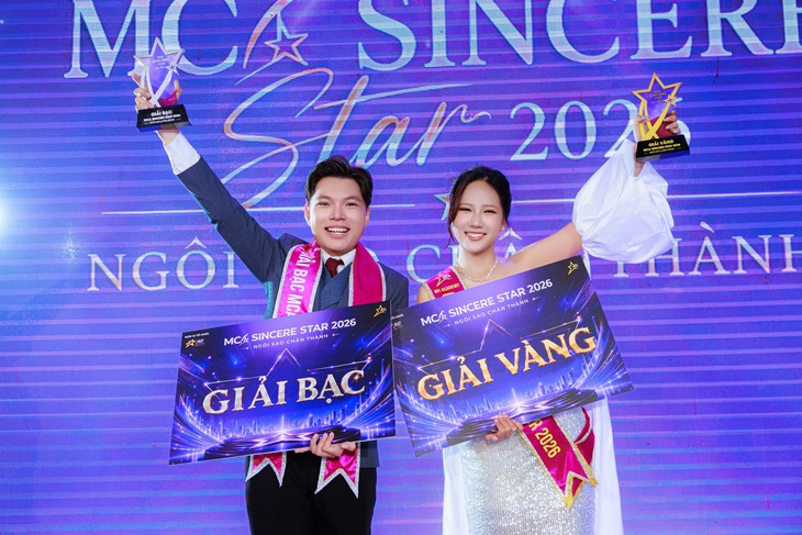 Nhật Khánh đoạt giải vàng cuộc thi MC Sincere Star 2026 - Ảnh 3.