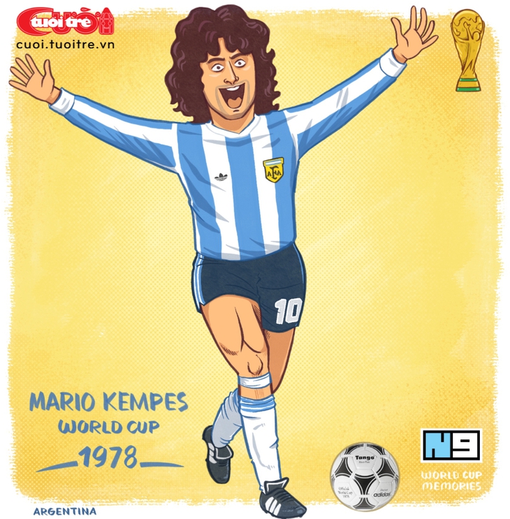 Tượng đài World Cup P.11: Mario Kempes, người hùng 'tịt ngòi' suốt vòng bảng - Ảnh 1.