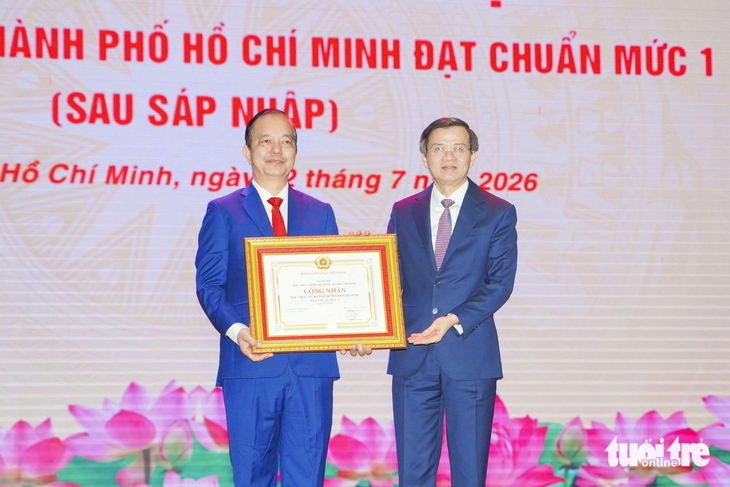 Học viện Cán bộ TP.HCM đạt chuẩn mức 1 sau sáp nhập - Ảnh 1.