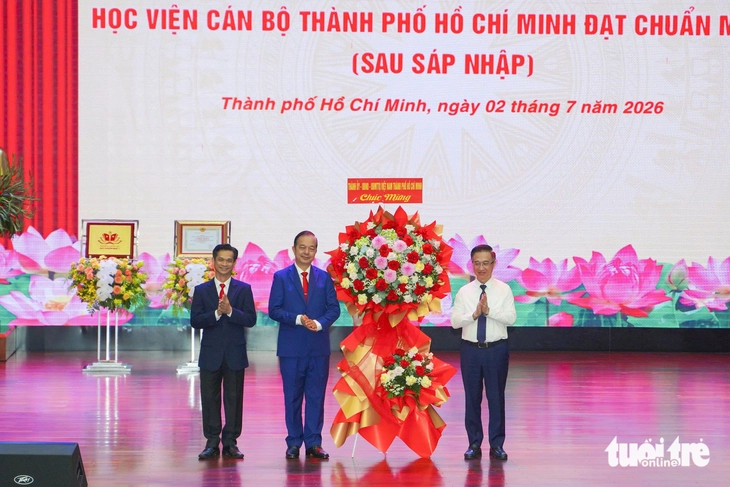 Học viện Cán bộ TP.HCM đạt chuẩn mức 1 sau sáp nhập - Ảnh 2.