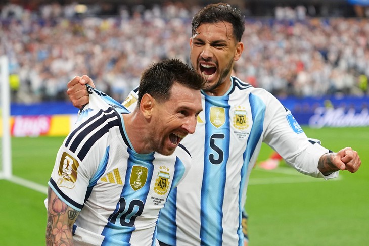  Messi lập hat-trick, Argentina thắng đậm Cape Verde - Ảnh 1.