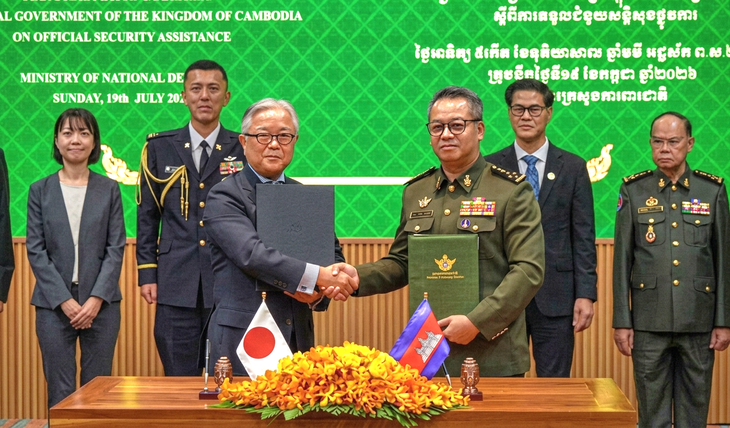 Nhật Bản cung cấp thiết bị quân sự trị giá 3 triệu USD cho Campuchia - Ảnh 2.